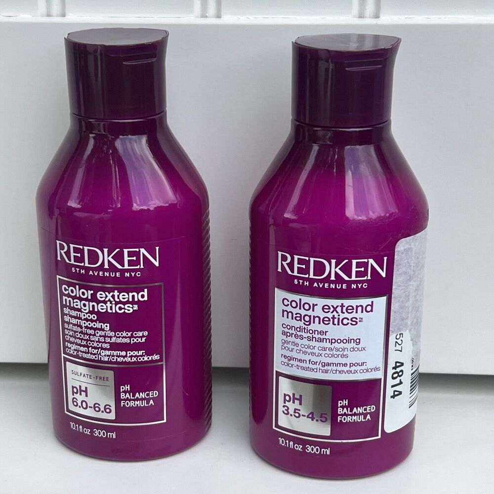 Redken Color Extend Magnetics Shampoo and Conditioner Set 10.1 oz 300 ml New